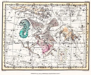 Astronomy Celestial Atlas Jamieson 1822 Plate-10 Art Paper or Canvas Print - Picture 1 of 1