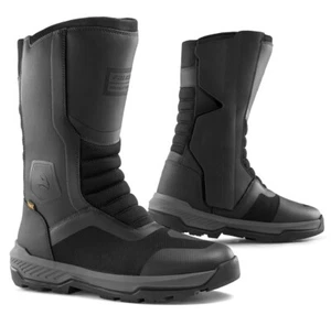 STIVALI BOOTS MOTO FALCO TOURANCE 3 TOURING IMPERMEABILI D3O NERO TG 44 - Picture 1 of 1