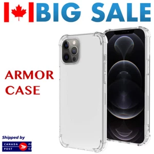 Coque rigide transparente antichoc résistante pour Apple iPhone 13 12 11 Pro XS Max - Photo 1 sur 5