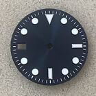 28.5MM 9O'clock Calendar Green Luminous Watch Dial Accessories for NH35 Movement