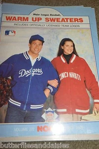 NOMIS WARM UP SWEATERS KNITTING BOOK #272 MAJOR LEAGUE BASEBALL - Picture 1 of 4