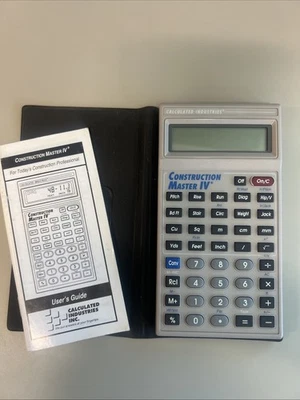 CONSTRUCTION MASTER IV Calculator Model 4045 v2.0 Calculated Industries - Image 1 of 4