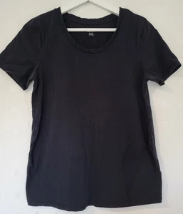 schwarzes T-Shirt, Gr. L, H&M, Umstandsmode - Bild 1 von 1