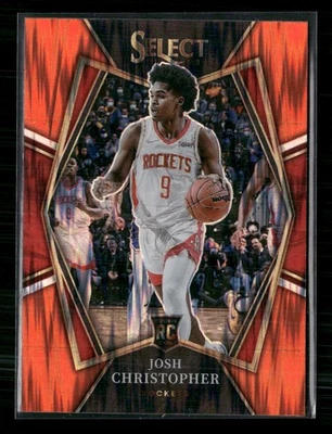 Panini 2021-22 Panini Select #133 Josh Christopher Orange Flash Prizms - Image 1 of 2