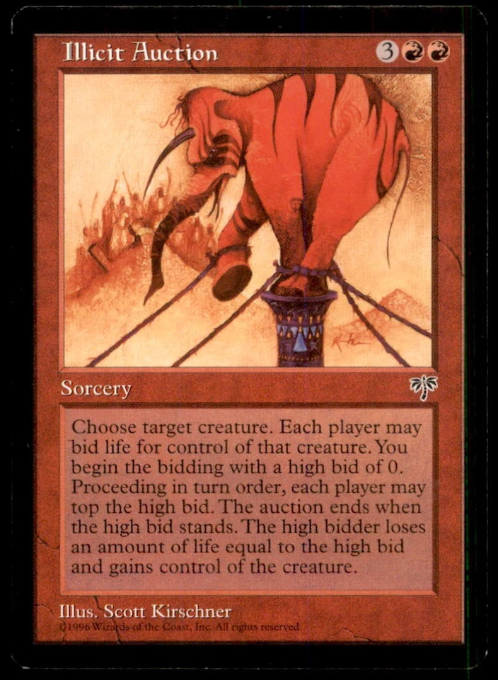 MTG Illicit Auction LP Light Play Mirage [5457] - Image 1 of 1