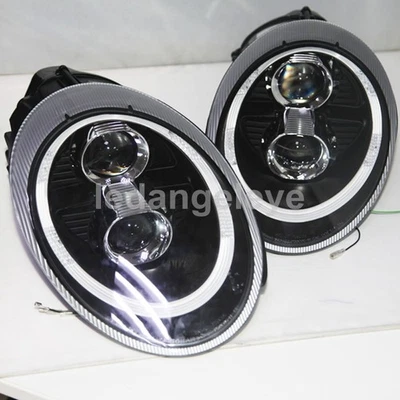 Faróis de LED para Porsche 911 997 lâmpadas dianteiras de LED lente projetor ano 2004-2008 - Imagem 1 de 4