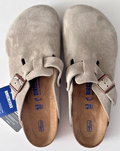 Genuine Birkenstock Original Boston Clogs Light Brown EU43/US Men's 10-10.5 NEW! - Picture 1 of 24