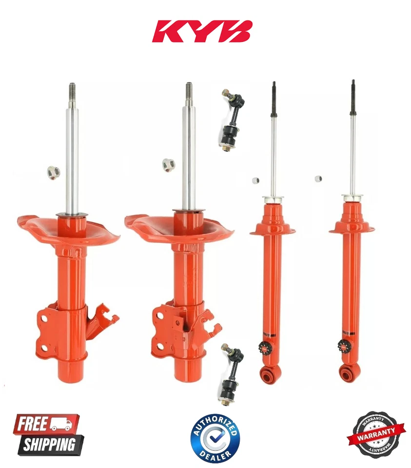 Suspensión delantera y trasera completa Strut-AGX con barra estabilizadora para Nissan 240SX 95-98 Foto 1 de 1