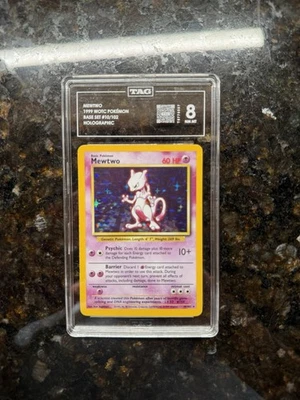 1999 Mewtwo #10/102 | TAG 8 | Base Set | Pokémon TCG - Image 1 of 2