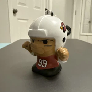 NFL Squeezy Mates - CARDINALS  J.J. Watt - Bag Clip Keychain 2.5" - Picture 1 of 5