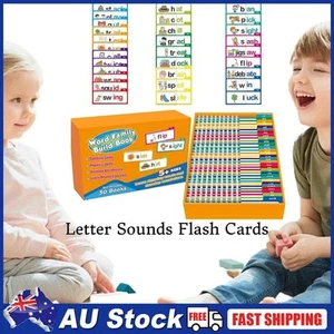 30 Read And Rhyme Flip Books Word Families Flash Cards for School Supplies Card - Picture 1 of 11