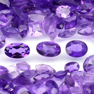 π 38.77ct 318pcs Lot Mix-Shape Natural Purple Amethyst - Unheated, Brazil Gems - Picture 1 of 5
