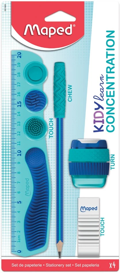 Maped KIDY learn CONCENTRATION-Set 4-teilig Blisterkarte