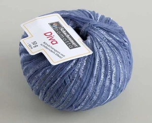 Cinta de novedad Schachenmayr Diva lavanda/azul - Imagen 1 de 1