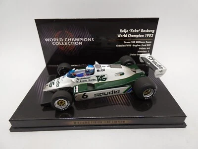 Williams Ford FW08 Keke Rosberg #6 World Champion 1982 Minichamps 1/43 F1 - Image 1 of 2