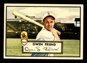 1952 Topps #160 Owen Friend NM+