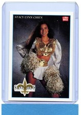 Stacy Lynn Chien, New Orleans Saintsations. 1992 Lime Rock Pro Cheerleaders #75