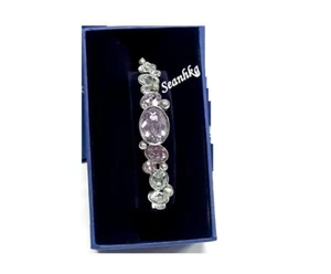 Swarovski Clay Bangle Pastel color crystals Stainless Steel Authentic 5115380 - Picture 1 of 4