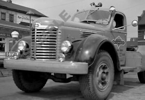 1940's International Burnside Motor Freight Truck Standard Oil 13x19 Photo 47