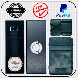 MUSCLE CAR MENS WATCH & WALLET SUIT COMMODORE BROCK VL SS OWNERS GIFT - Picture 1 of 6