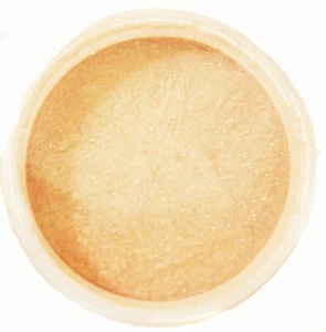 Maquillaje en polvo con brillo amarillo iluminador brillante de Las Vegas de Ultimo Minerals  - Imagen 1 de 2