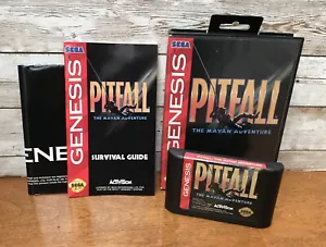 Pitfall Mayan Adventure (Sega Genesis 1994) Original Authentic Complete CIB - Picture 1 of 3