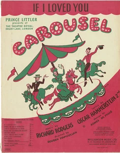 IF I LOVED YOU from CAROUSEL Sheet Music & Words ~ Prince Littler (8 Page) - Picture 1 of 3