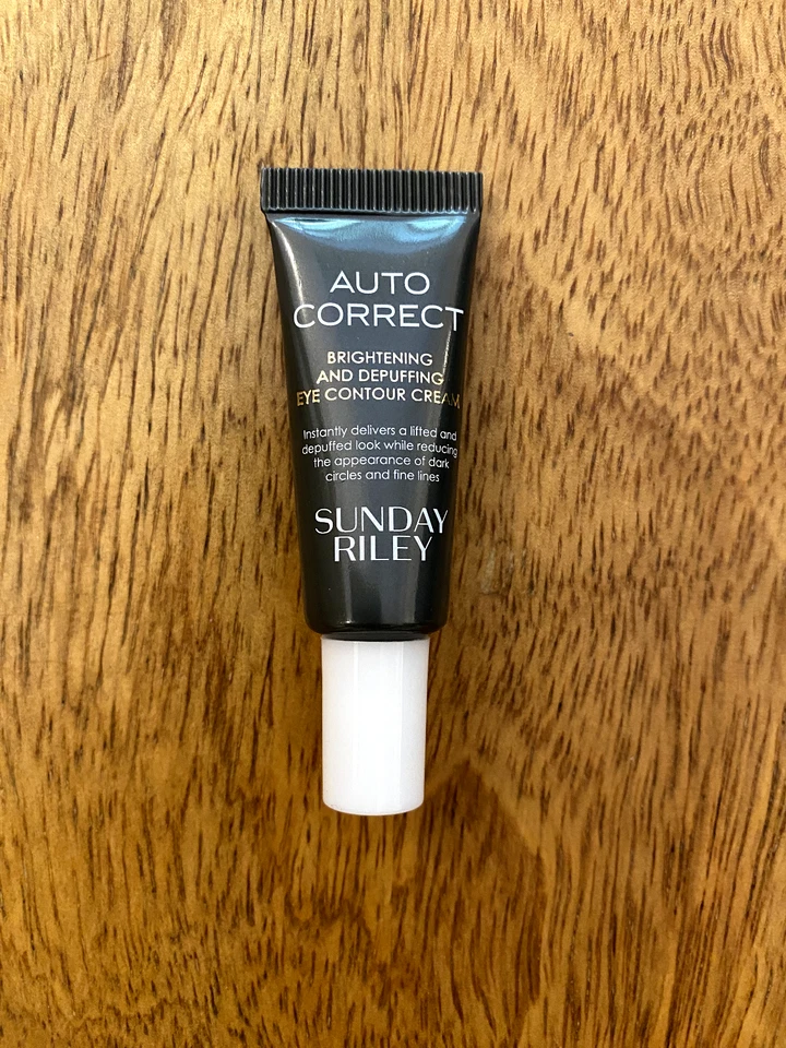 Sunday Riley Auto Correct Brightening And Depuffing Eye Contour Cream 3ml Mini