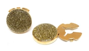 GOLD DUST BUTTON COVER CUFF ENHANCERS MANUFACTURERS DIRECT PRICING - Picture 1 of 3