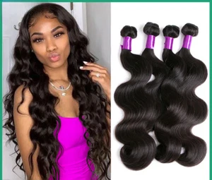 Body Wave Bundles Wavy Human Hair Les Deals 100% Body Wave Human Hair Bundles - Picture 1 of 9