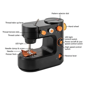 FHSM-398 QVC Elektronik Nähmaschine Freiarm Supernutzen Stich Nähmaschine mit... - Bild 1 von 3