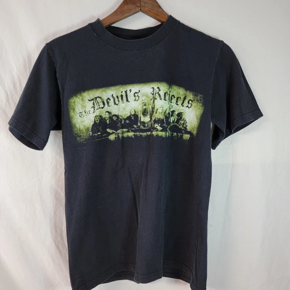 Camiseta De Colección Y2K THE DEVIL’S RECHACES Talla Pequeña Rob Zombie Película de Terror Promo Foto 1 de 4