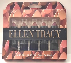 Ellen Tracy 5 Matte Lipstick Collection - Picture 1 of 3