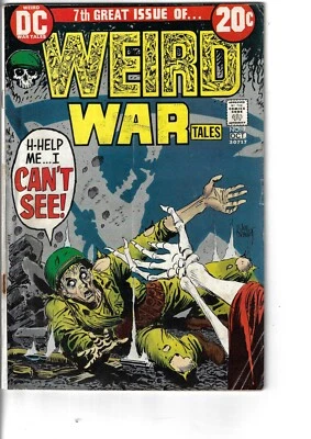 Weird War Tales 7 Out Of Action G/VG 1972 Glossy - Image 1 of 4