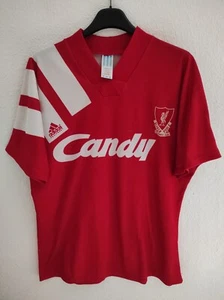 LIVERPOOL 1991-1992 Candy camiseta shirt trikot maillot maglia M - Bild 1 von 7