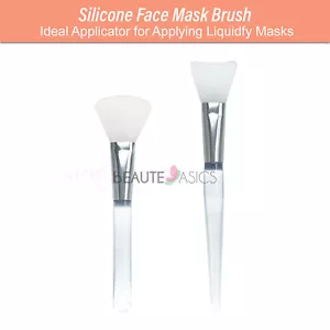 Silikon Gesichtsmaske Pinsel Hautpflege Spa Gesichtsbehandlung Zum Selbermachen Gel Creme Pulver Masken - Bild 1 von 9