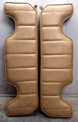 Jeep Wrangler CJ5 OEM SAHARA ARENA BRONCEADO CLARO REPOSABRAZOS TRASERO POZO ALMOHADILLA ENVÍO GRATUITO Foto 1 de 4