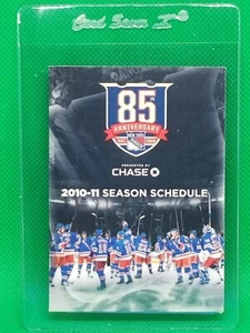 🏒NICE! 2010-11 (85 Years) 2011-12 2013 NY Rangers🥅Calendar Schedule Lundqvist! - Picture 1 of 6