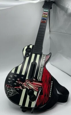 PS3 Guitar Hero Smashing Pumpkins Zeitgeist Guitar W/ Strap NO DONGLE Tested - Image 1 of 4