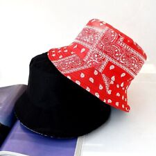 Harajuku Cotton Bucket Hats - Reversible Streetwear Hat Unisex Fashion Headwear