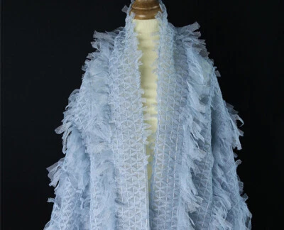 Quaste Kostüm Spitze Stoff Bestickt Abend Tanzend Kleid DIY Tüll Rand 1 M - Bild 1 von 4