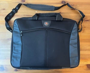 (#19) Swiss Gear Computer Messenger Bag w/Shoulder Strap 3 Compartments - Picture 1 of 5