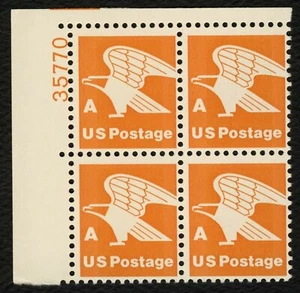 #1735c 'A' Eagle, Plate Block [35770 UL] Mint **ANY 5=FREE SHIPPING** - Picture 1 of 1