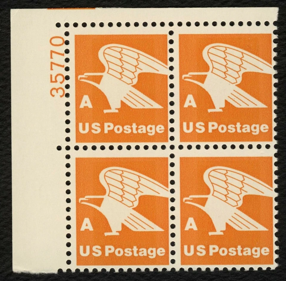 #1735c 'A' Eagle, Plate Block [35770 UL] Mint **ANY 5=FREE SHIPPING** - Image 1 of 1