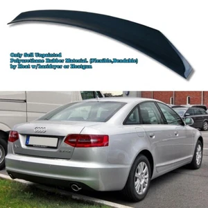 TaVbe 284H Type Rear Duckbill Trunk Spoiler Wing Fits 2010~2011 Audi A6 C6 Sedan - Picture 1 of 8