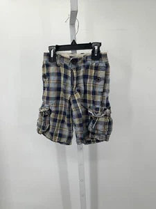 PLAID CARGO SHORTS - Picture 1 of 2