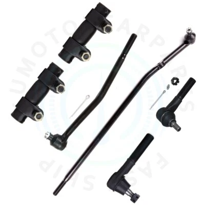 All 6pc  Front Outer Inner Tie Rod End Suspension For Ford E-150 Econoline Kit - Image 1 of 4