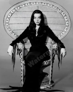 Carolyn Jones Morticia Addams Family Celebrity Photo Fine Art Sexy Print #3774 - Picture 1 of 1