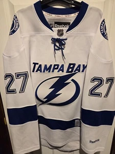 NHL #27 DROUIN  Hockey Jersey Tampa Bay Lightning Reebok New Men's Size xlg - Picture 1 of 6