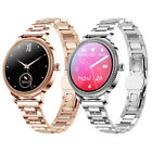 Women SmartWatch Stainless Steel Wristband Ladies Bluetooth Wristwatch for Phone